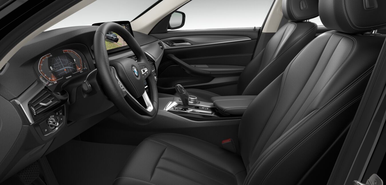 BMW BMW 5er im Innenraum seitlich BMW BMW 5er im Innenraum seitlich