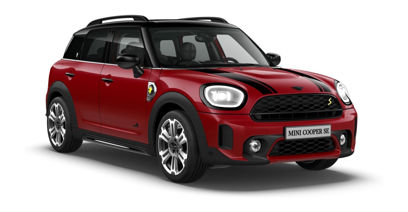 MINI MINI Countryman in Rot von vorne MINI MINI Countryman in Rot von vorne