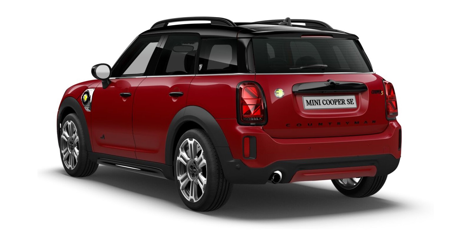 MINI MINI Countryman in Rot von hinten MINI MINI Countryman in Rot von hinten