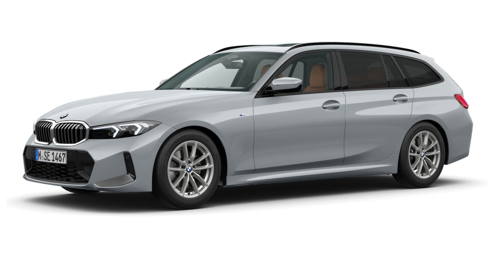 BMW BMW 3er in Grau von vorne BMW BMW 3er in Grau von vorne