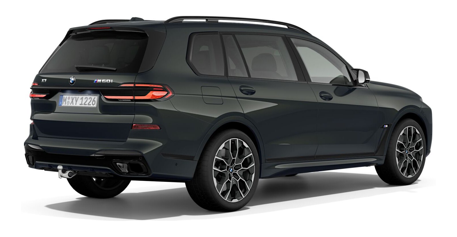 BMW BMW X in Grau von hinten BMW BMW X in Grau von hinten