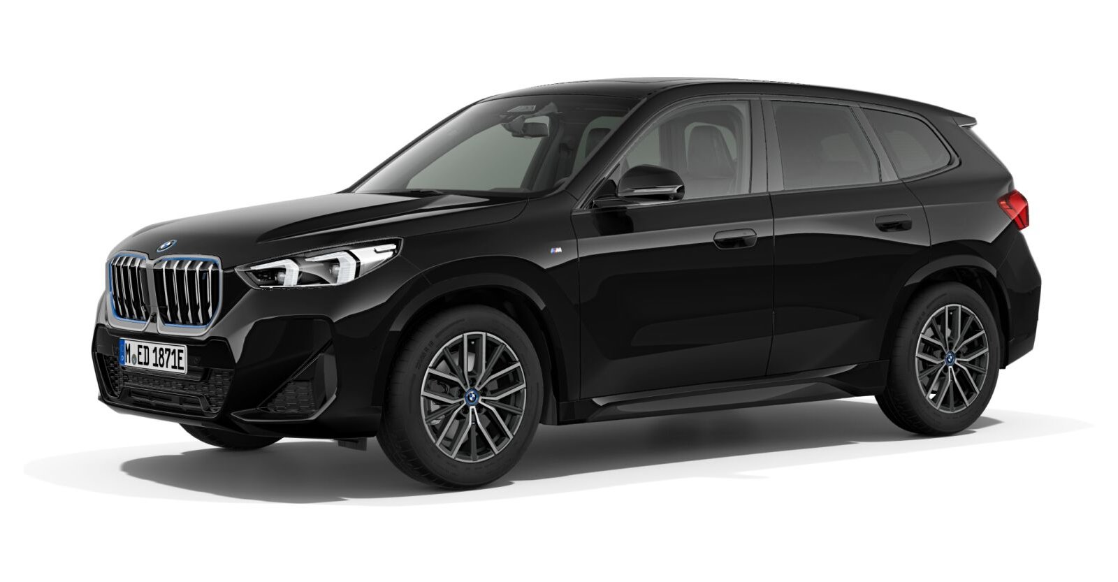 BMW BMW I in Schwarz von vorne BMW BMW I in Schwarz von vorne