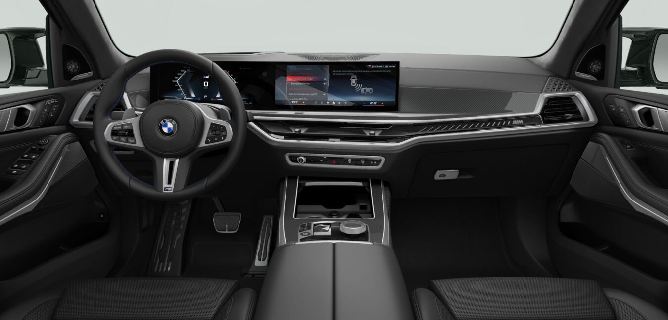 BMW BMW X im Innenraum von vorne