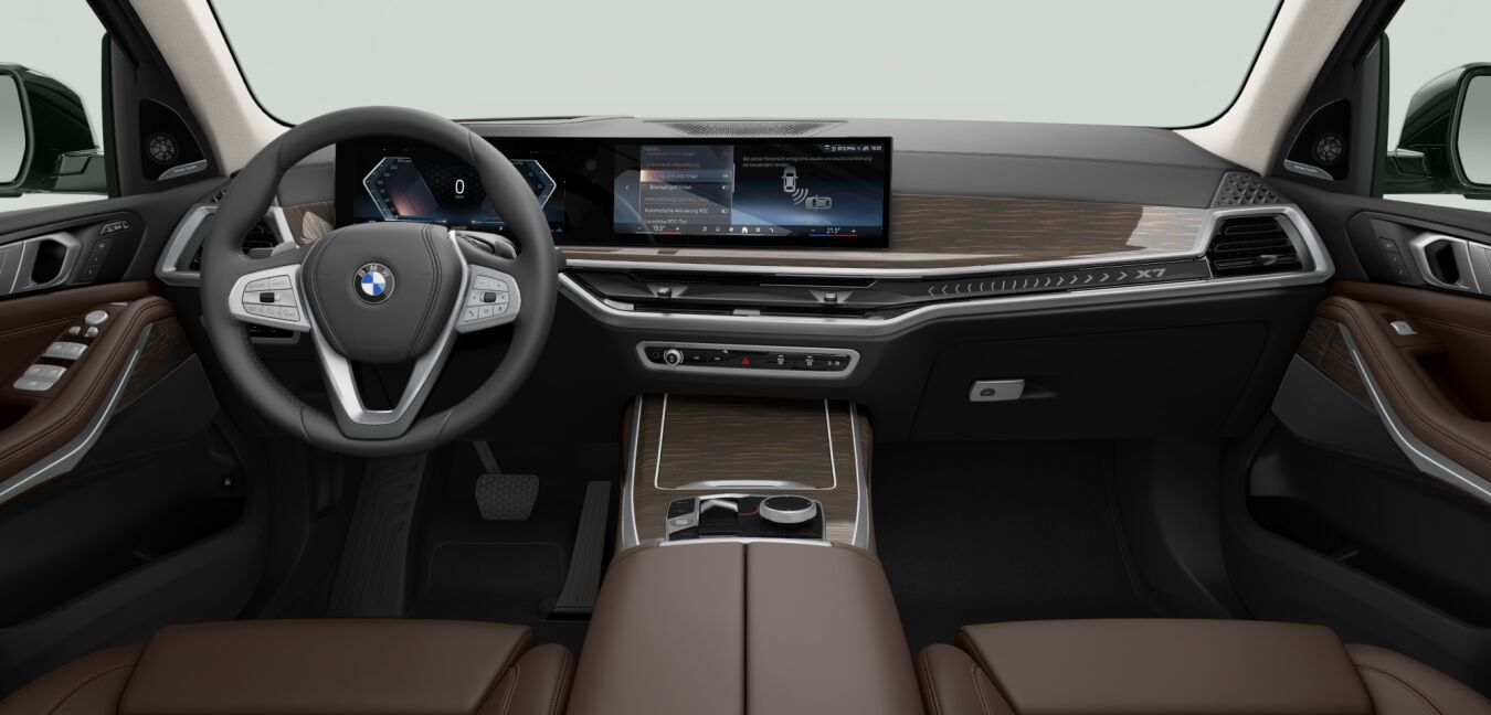BMW BMW X im Innenraum von vorne