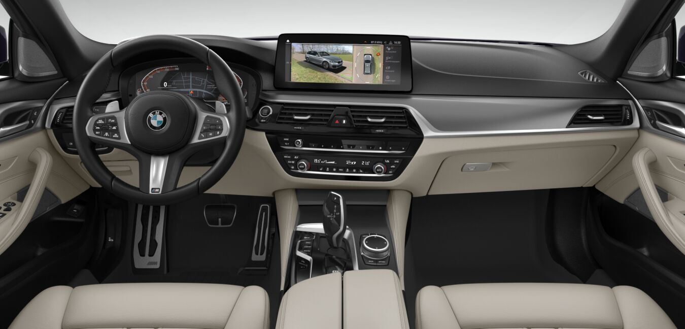 BMW BMW 5er im Innenraum von vorne BMW BMW 5er im Innenraum von vorne