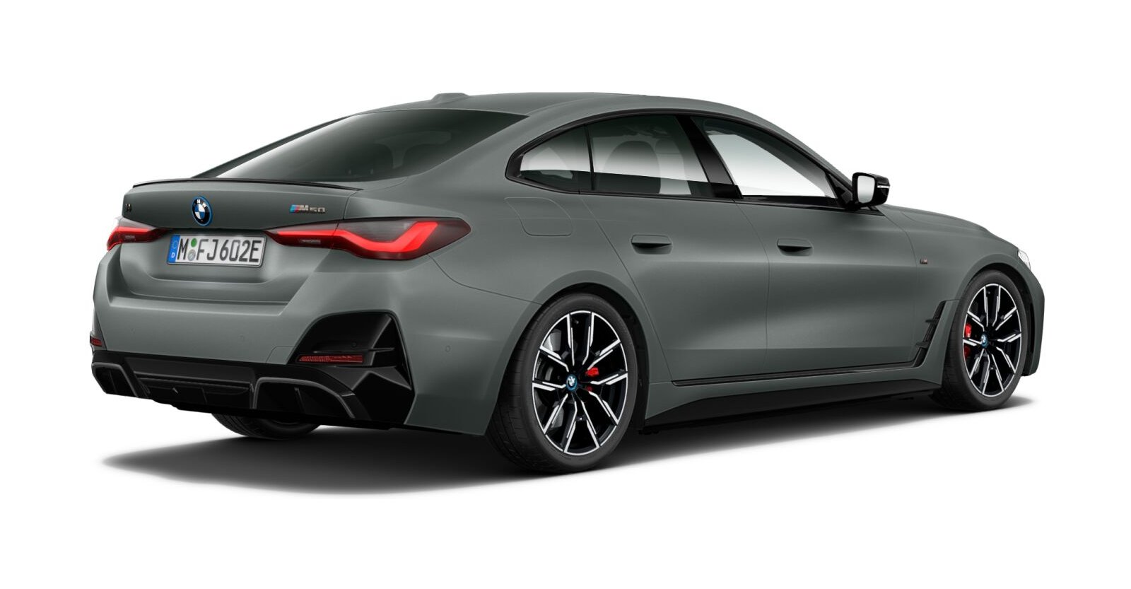 BMW BMW I in Grau von hinten BMW BMW I in Grau von hinten