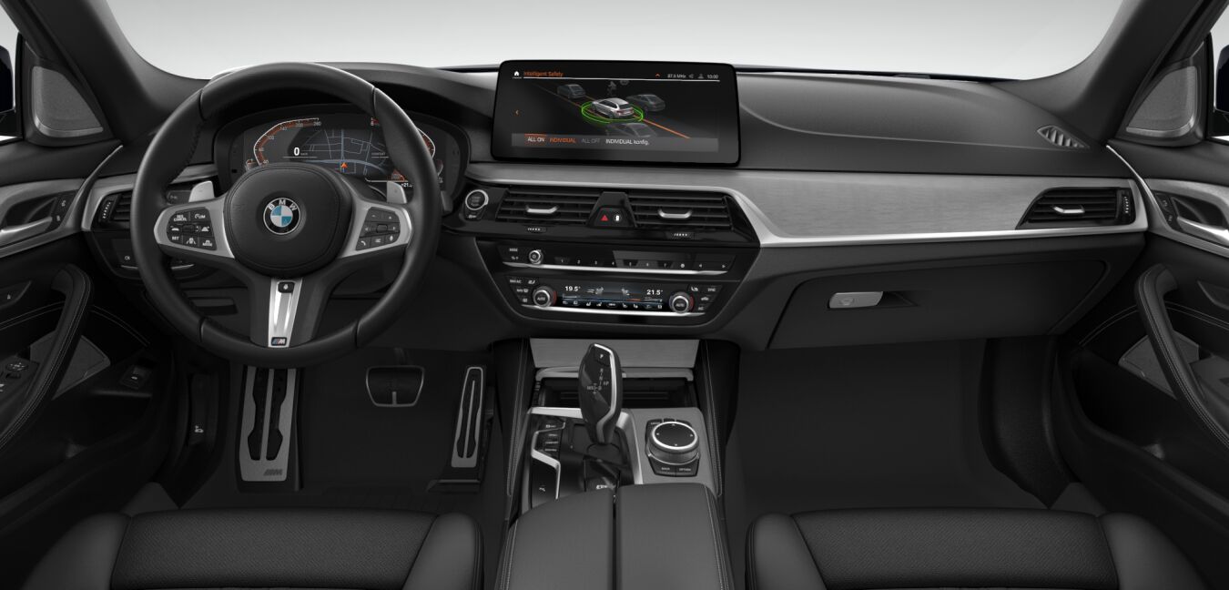 BMW BMW 5er im Innenraum von vorne BMW BMW 5er im Innenraum von vorne