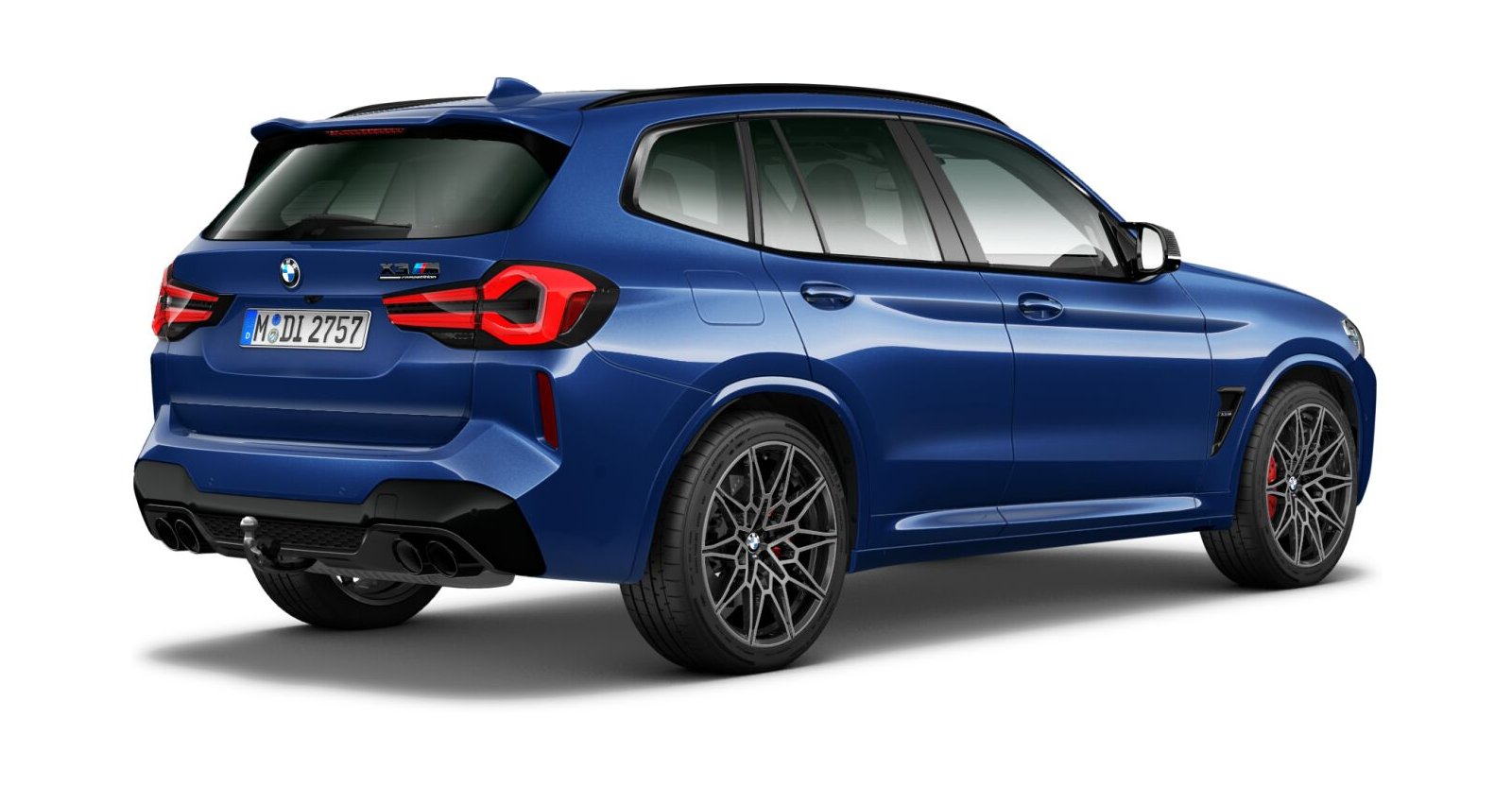 BMW BMW M in Blau von hinten BMW BMW M in Blau von hinten