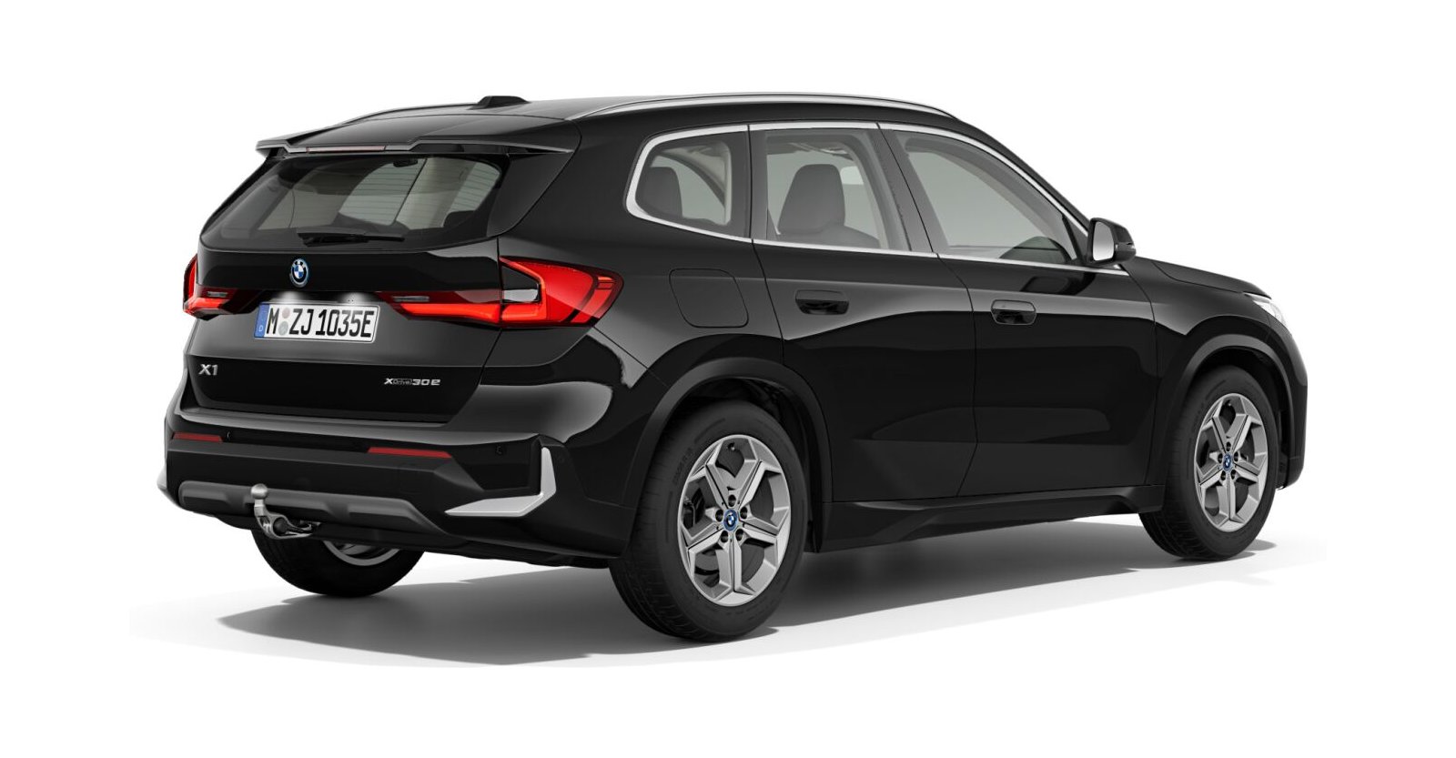 BMW BMW X in Schwarz von hinten BMW BMW X in Schwarz von hinten