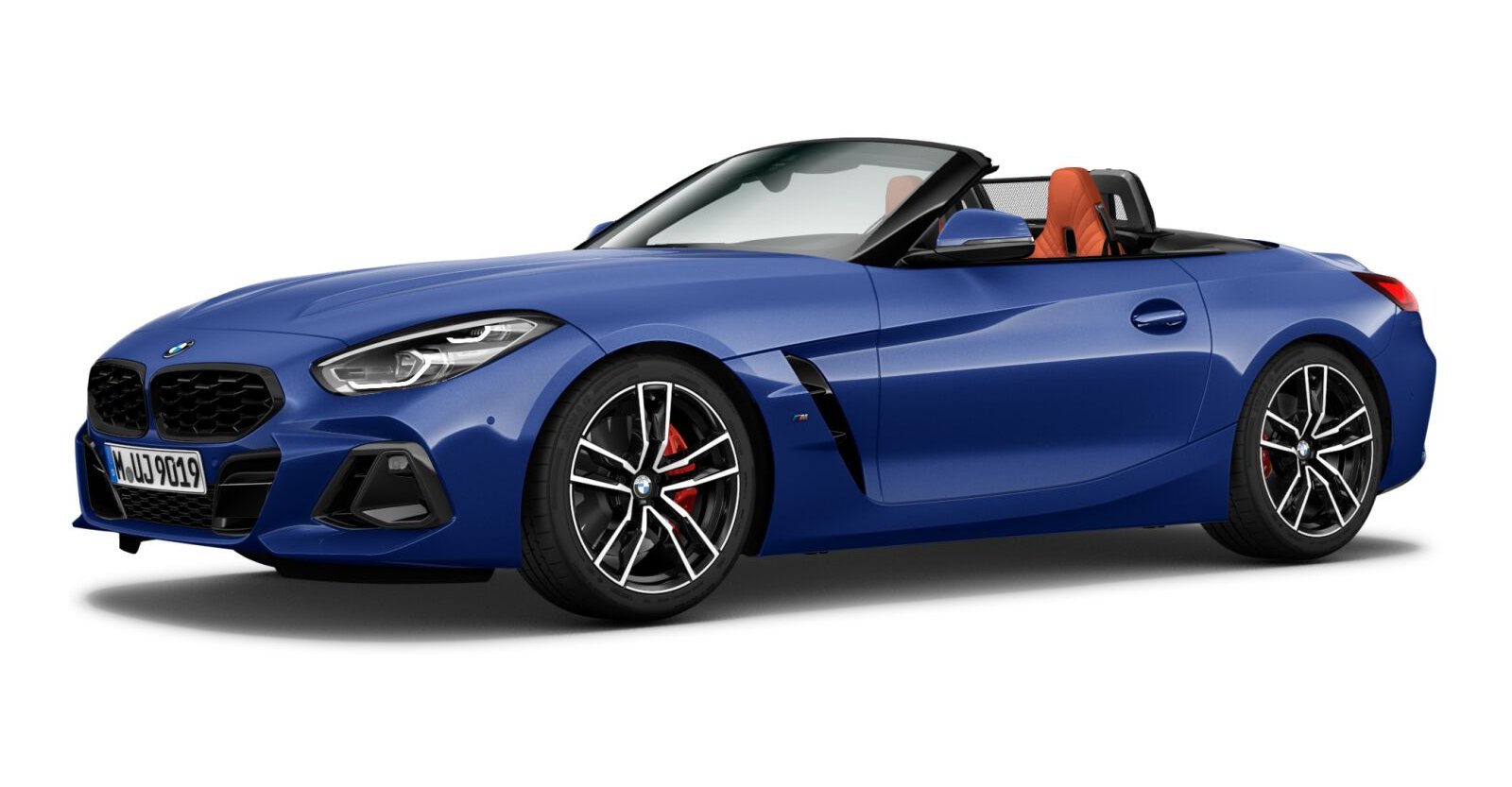 BMW Z4 sDrive30i in Blau von vorne BMW Z4 sDrive30i in Blau von vorne