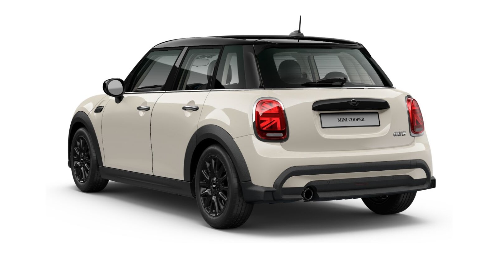 MINI MINI 5-Türer in Weiß von hinten