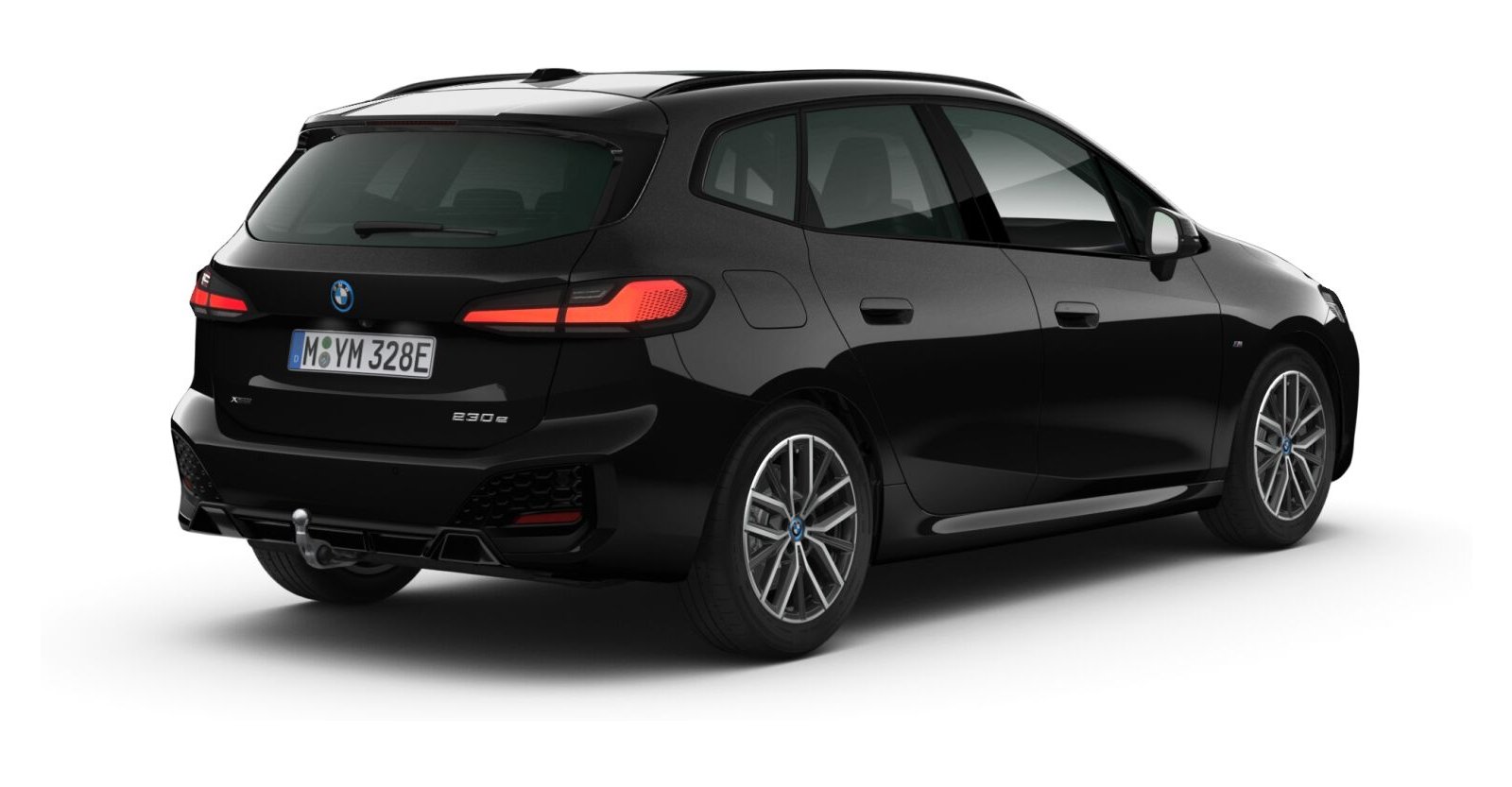 BMW BMW 2er in Schwarz von hinten BMW BMW 2er in Schwarz von hinten