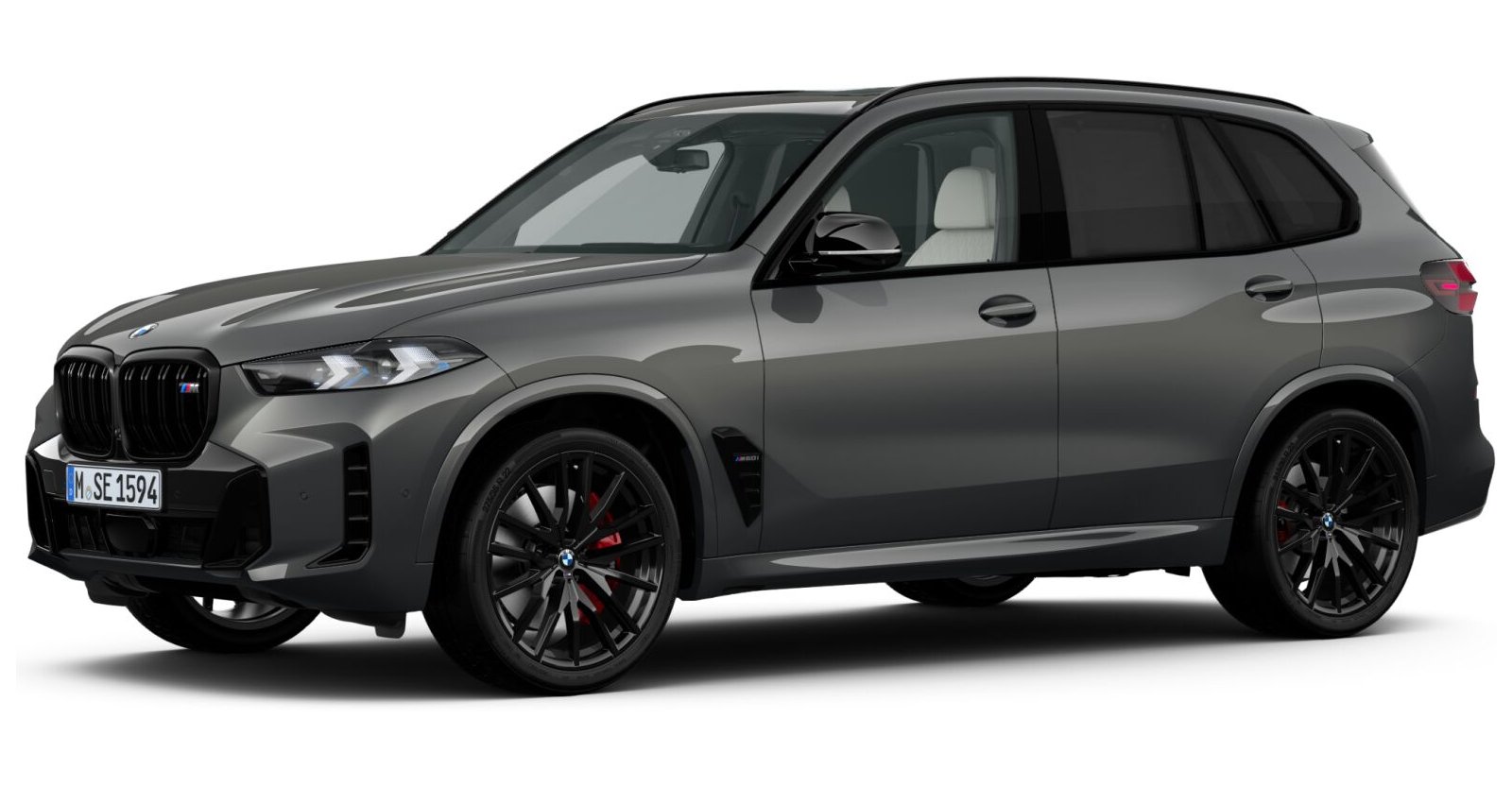 BMW X5 M60i xDrive in Grau von vorne