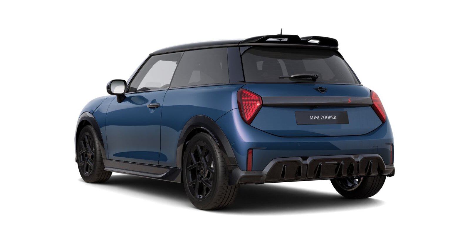 MINI MINI 3-Türer in Blau von hinten MINI MINI 3-Türer in Blau von hinten