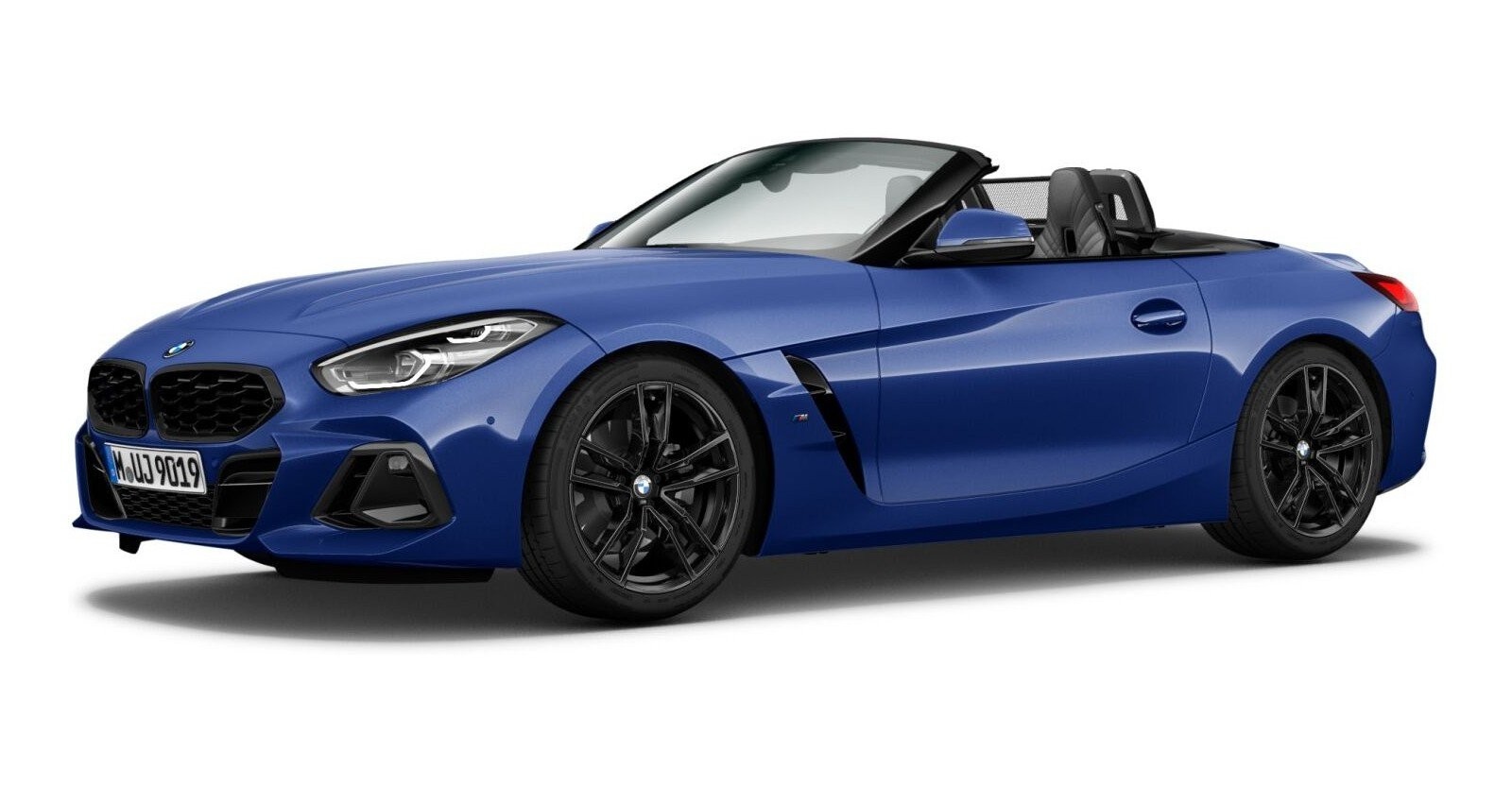 BMW Z4 sDrive20i in Blau von vorne