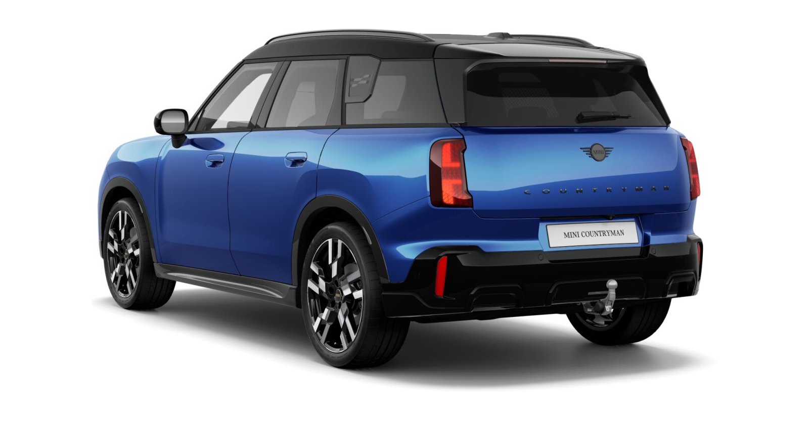 MINI MINI Countryman in Blau von hinten