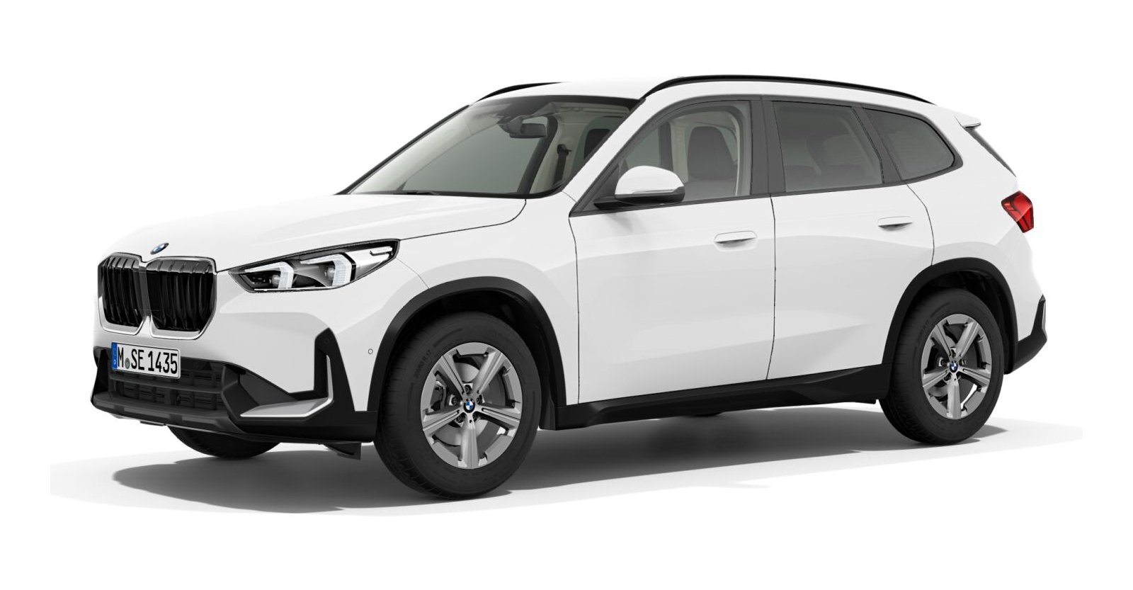 BMW X1 sDrive20i in Weiß von vorne