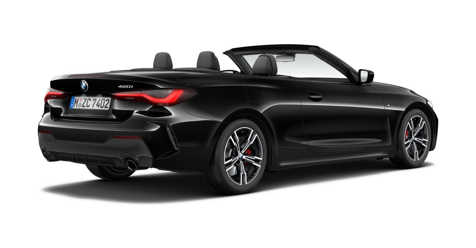 BMW BMW 4er in Schwarz von hinten BMW BMW 4er in Schwarz von hinten