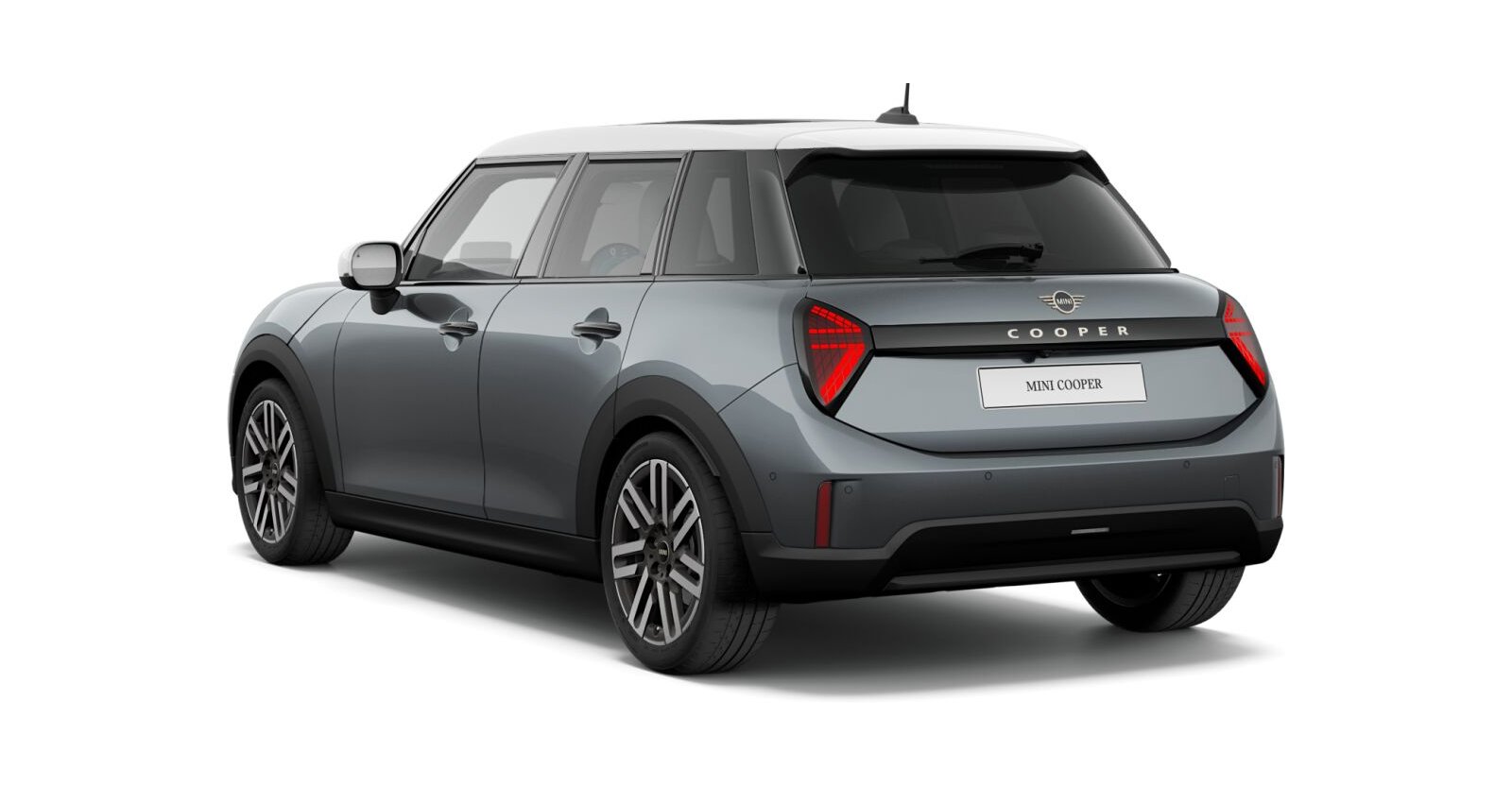 MINI MINI 3-Türer in Grau von hinten MINI MINI 3-Türer in Grau von hinten