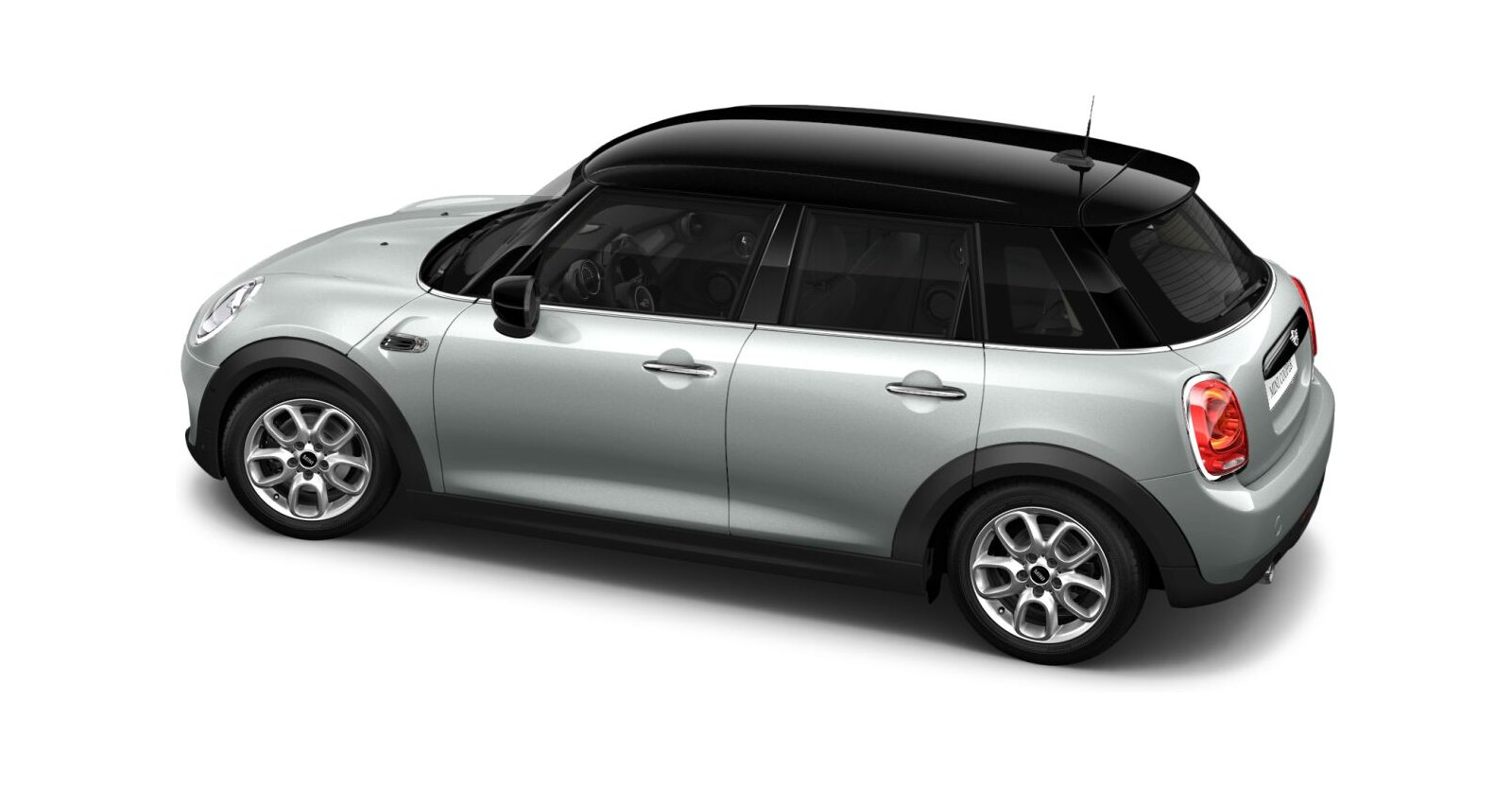 MINI MINI 5-Türer in Silber von hinten MINI MINI 5-Türer in Silber von hinten