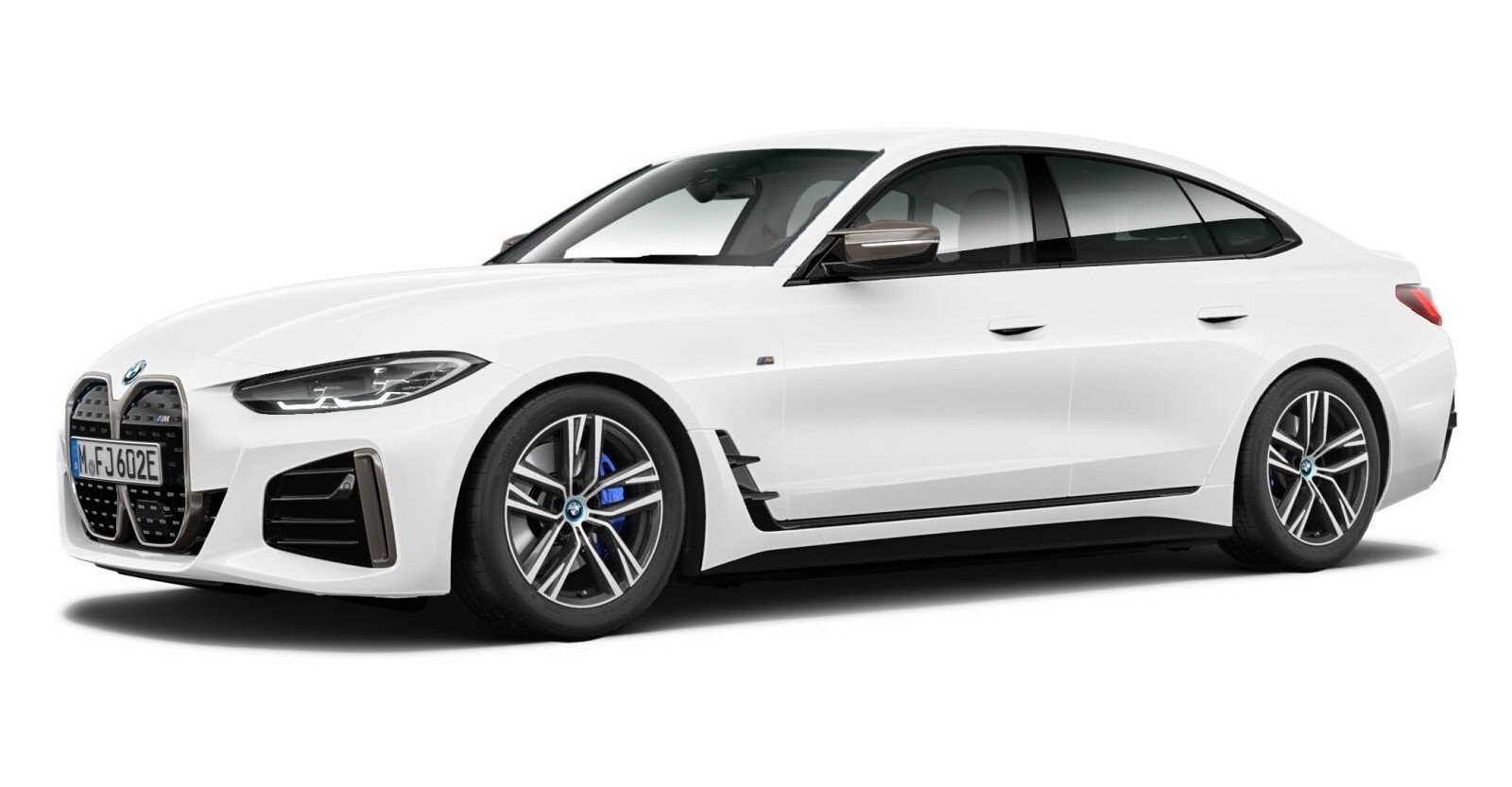 BMW BMW I in Weiß von vorne BMW BMW I in Weiß von vorne