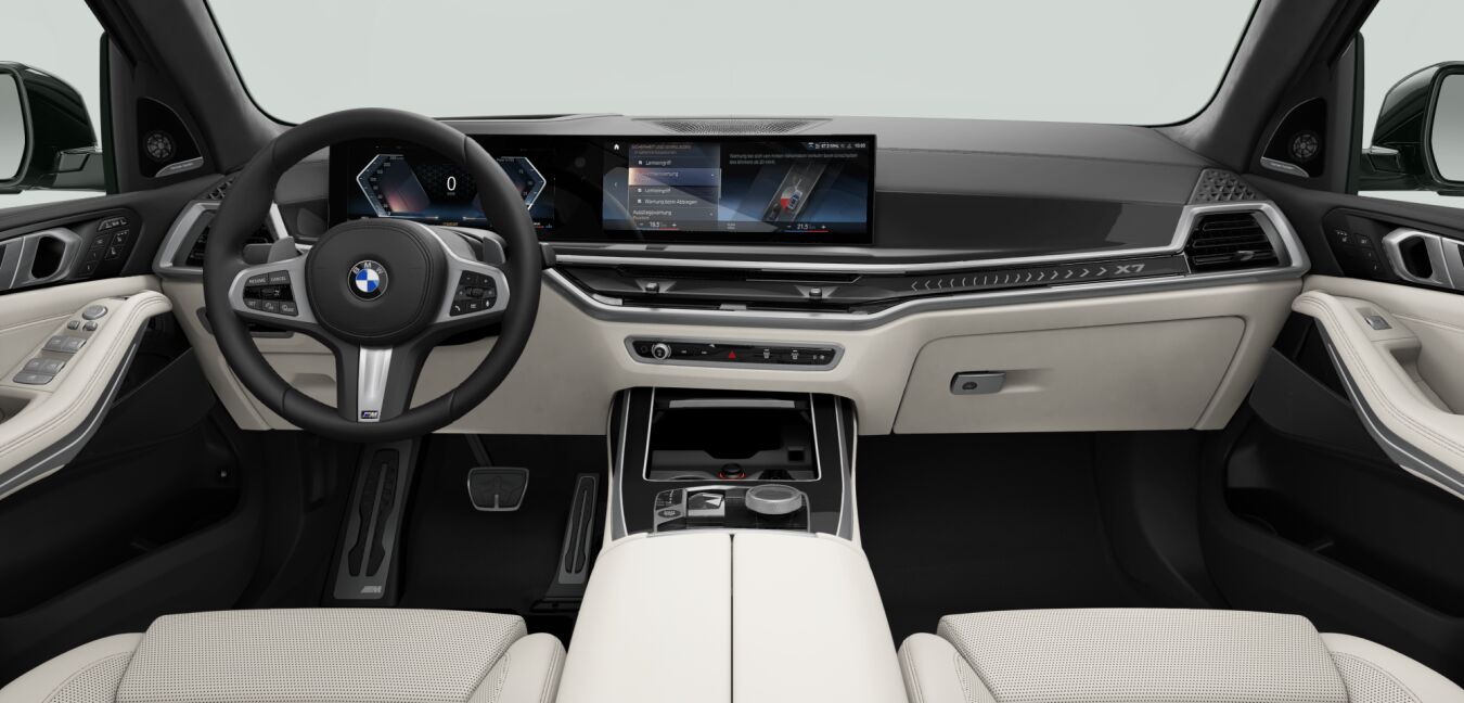 BMW BMW X im Innenraum von vorne