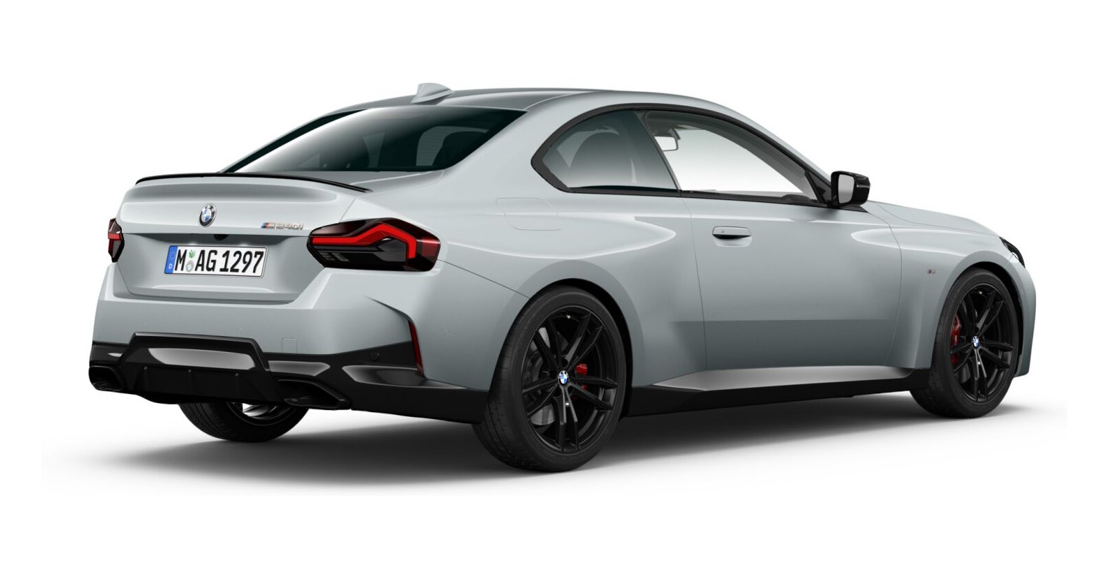 BMW BMW 2er in Grau von hinten BMW BMW 2er in Grau von hinten