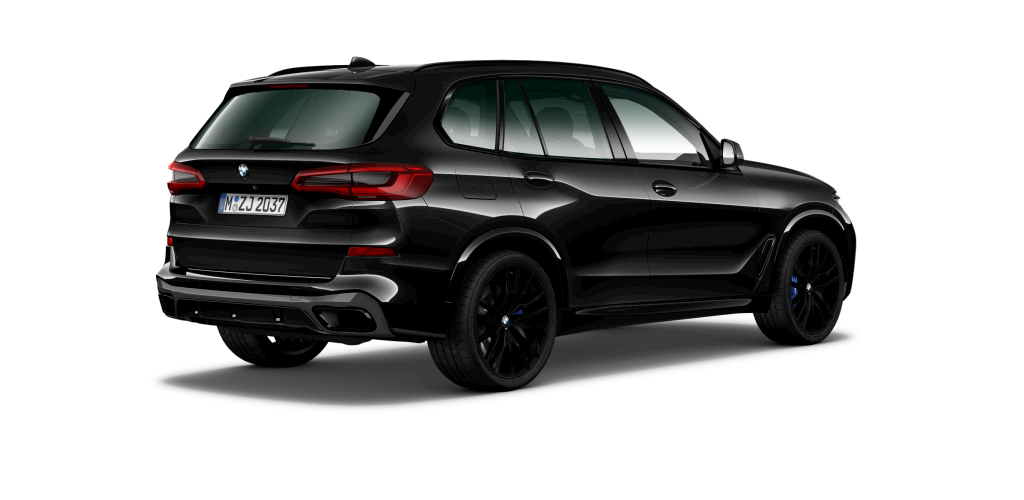 BMW BMW X in Schwarz von hinten BMW BMW X in Schwarz von hinten