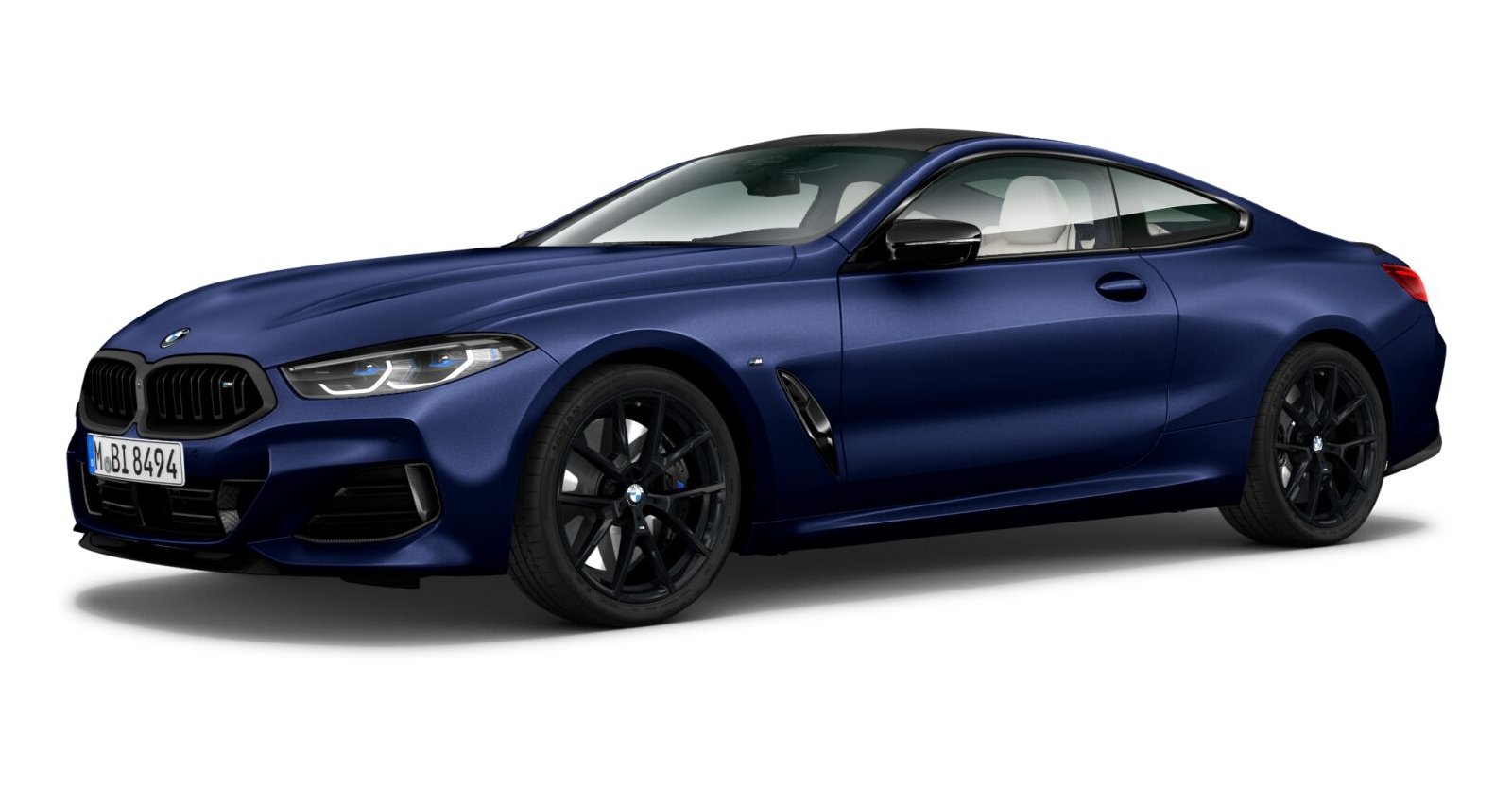 BMW BMW 8er in Blau von vorne BMW BMW 8er in Blau von vorne