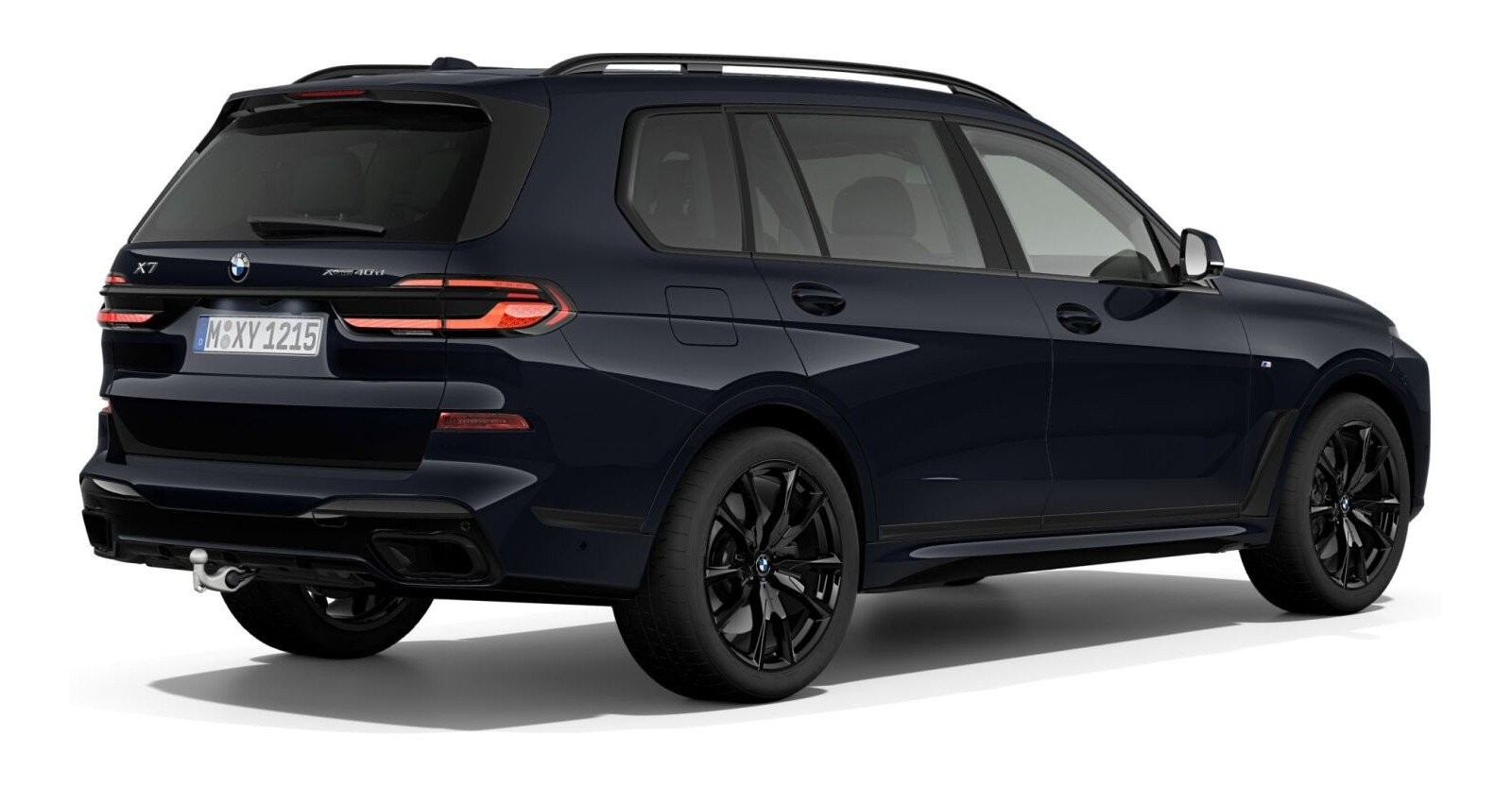 BMW BMW X in Schwarz von hinten BMW BMW X in Schwarz von hinten