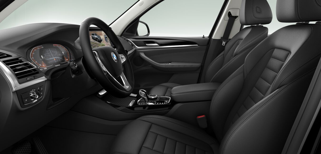 BMW BMW X im Innenraum seitlich