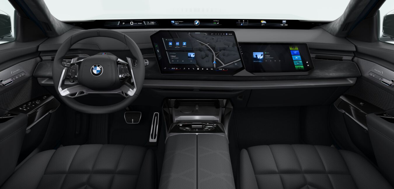 BMW BMW 7er im Innenraum von vorne BMW BMW 7er im Innenraum von vorne