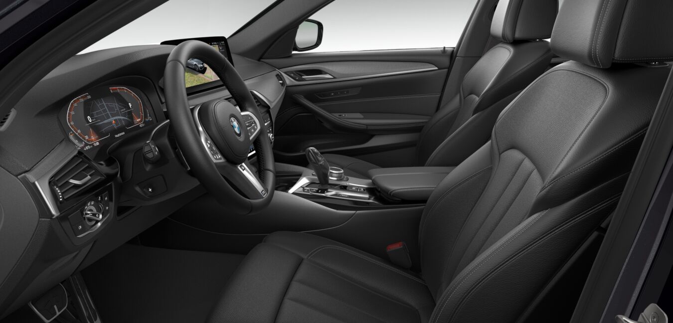 BMW BMW 5er im Innenraum seitlich BMW BMW 5er im Innenraum seitlich