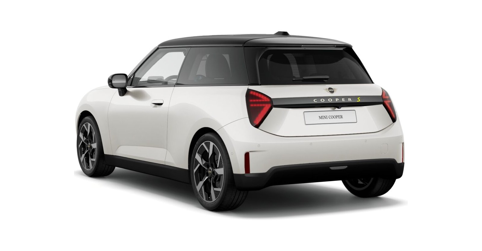 MINI MINI 3-Türer in Weiß von hinten