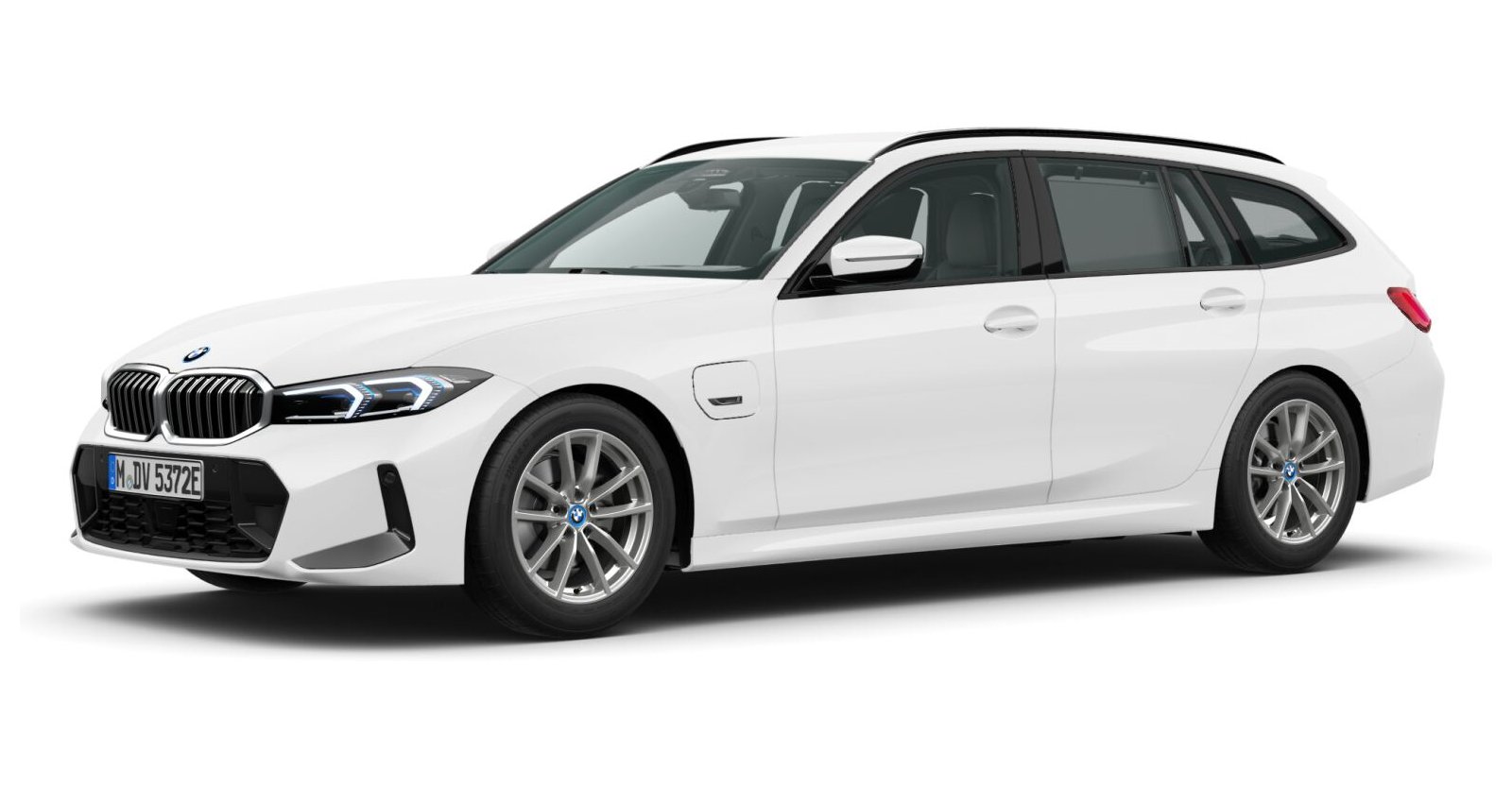 BMW BMW 3er in Weiß von vorne BMW BMW 3er in Weiß von vorne
