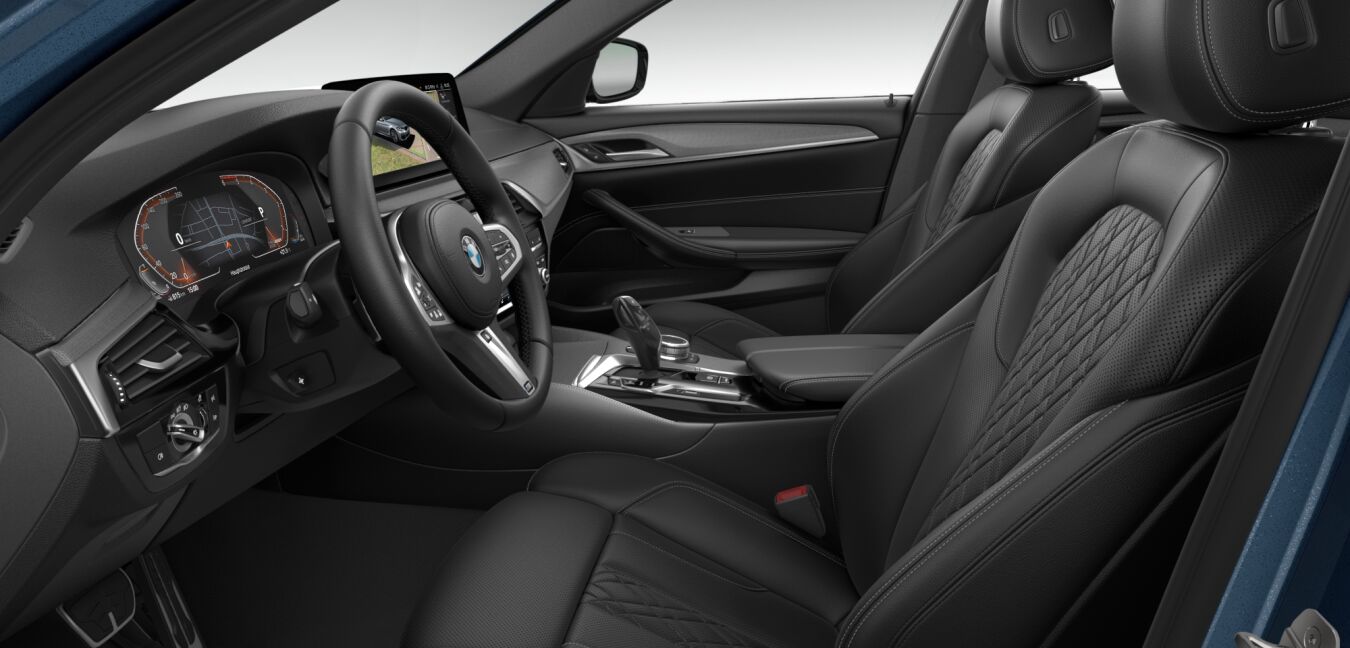 BMW BMW 5er im Innenraum seitlich BMW BMW 5er im Innenraum seitlich