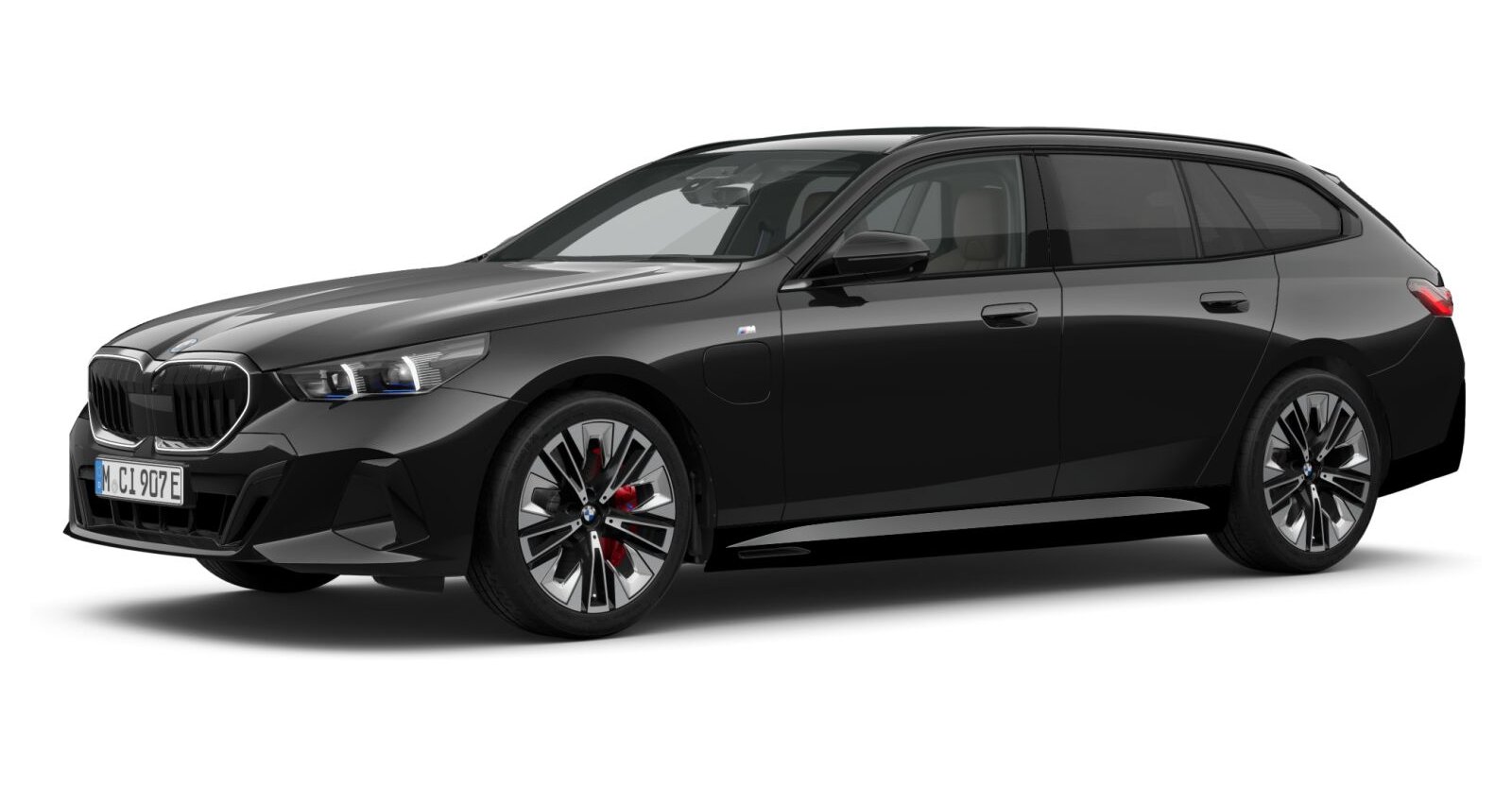 BMW BMW 5er in Schwarz von vorne BMW BMW 5er in Schwarz von vorne