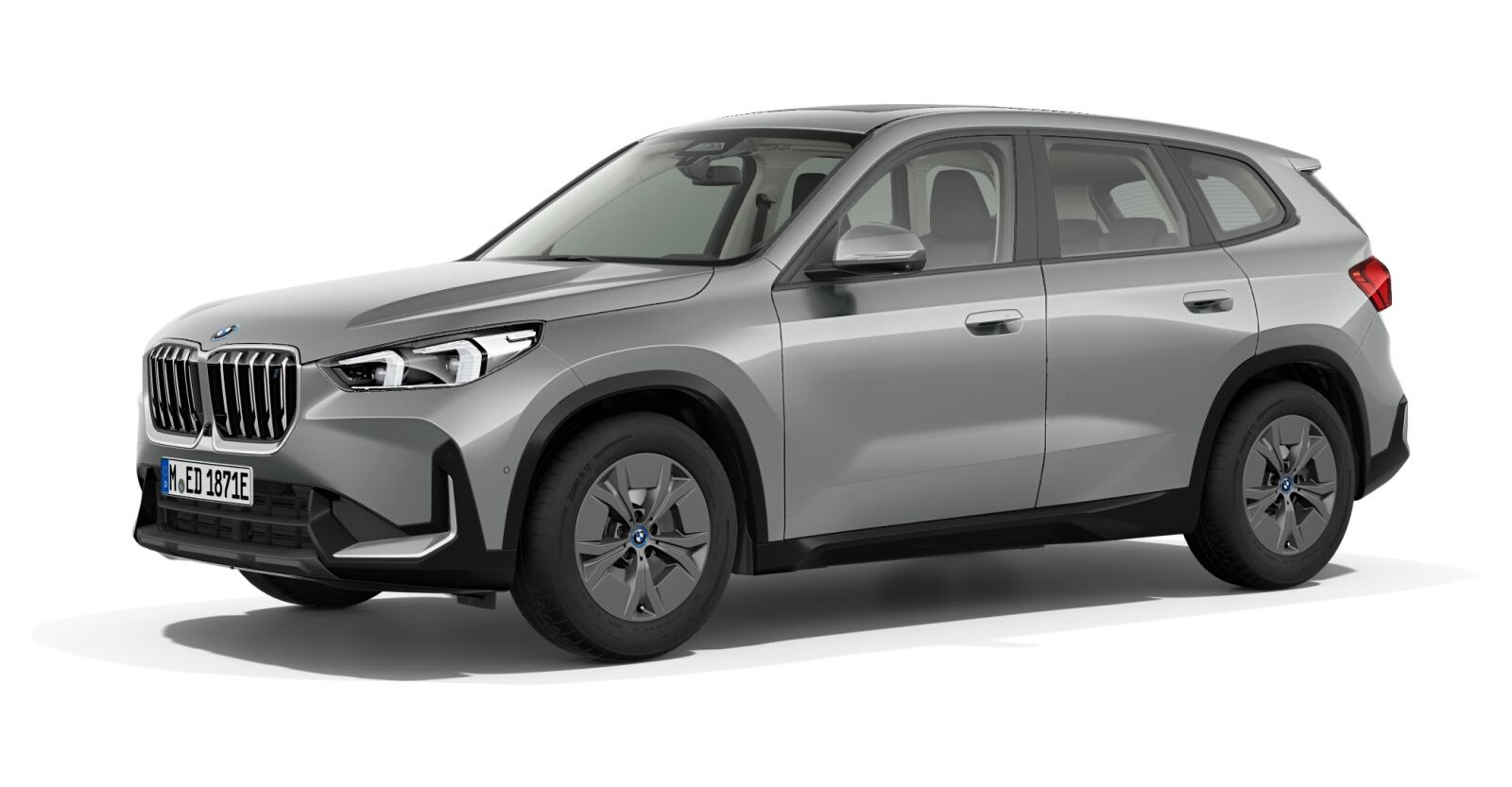 BMW iX1 xDrive30 in Grau von vorne BMW iX1 xDrive30 in Grau von vorne