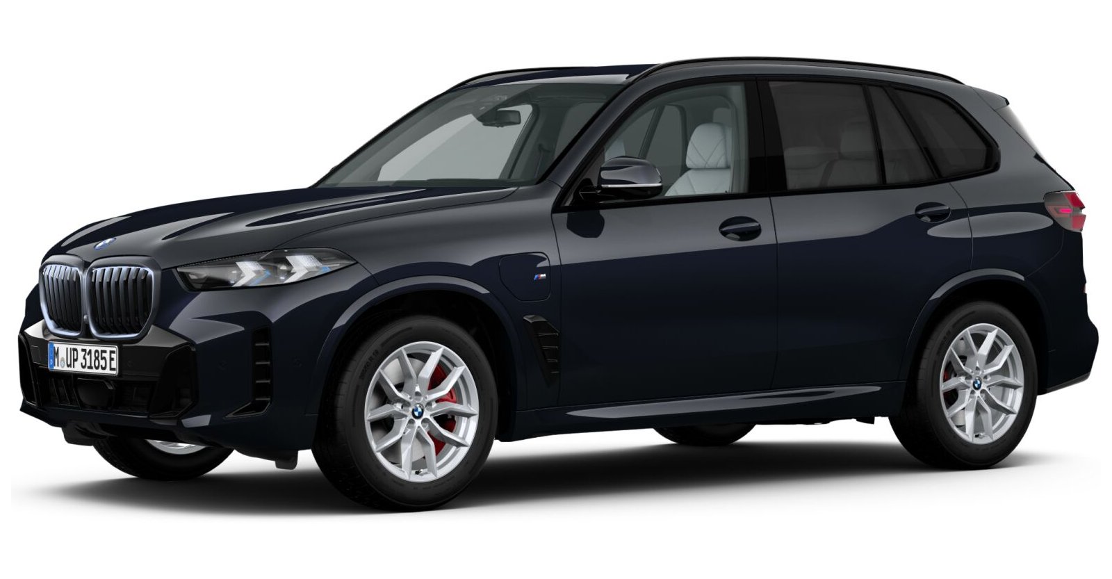 BMW X5 xDrive50e in Schwarz von vorne BMW X5 xDrive50e in Schwarz von vorne