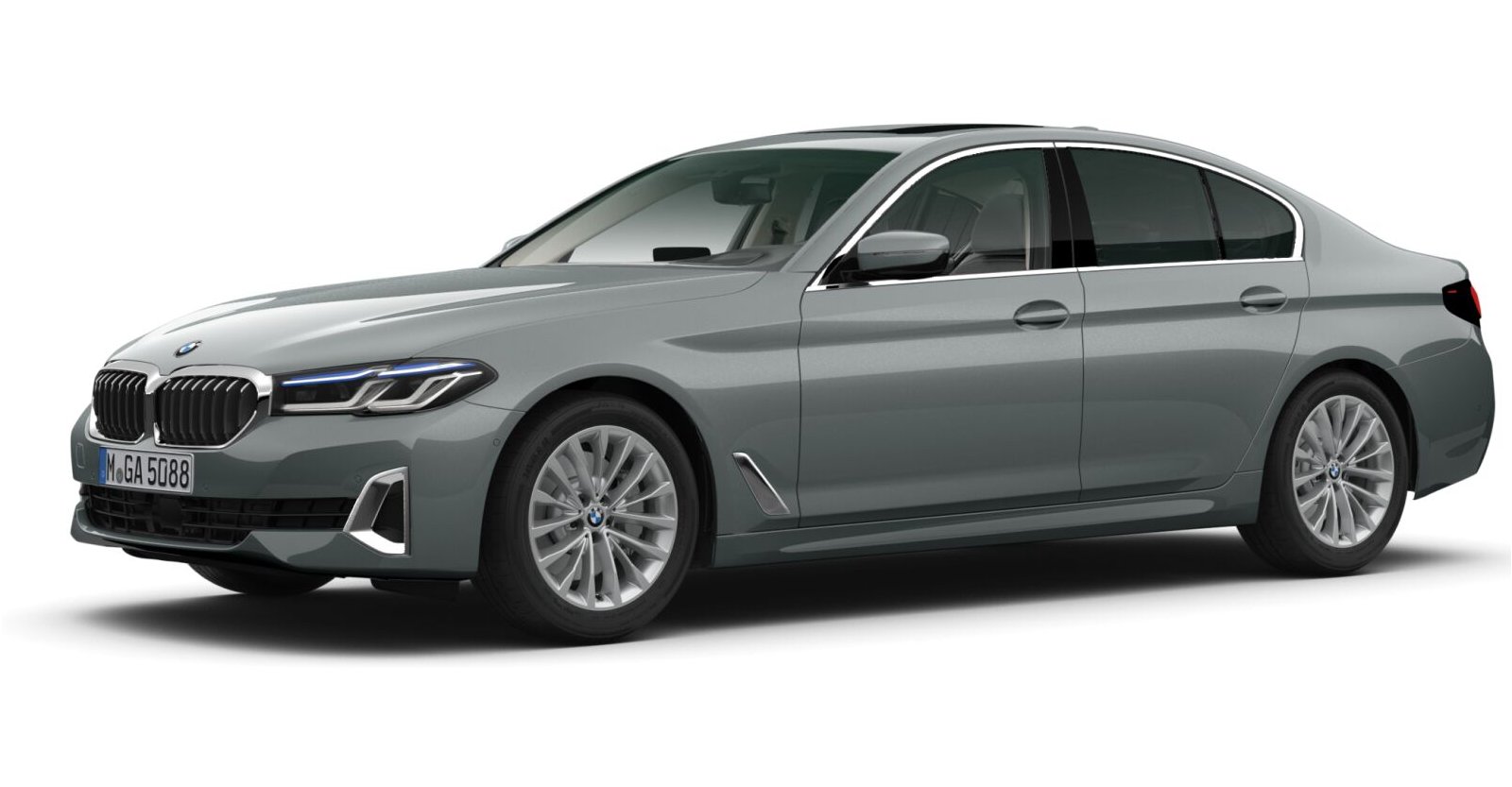 BMW BMW 5er in Grau von vorne BMW BMW 5er in Grau von vorne