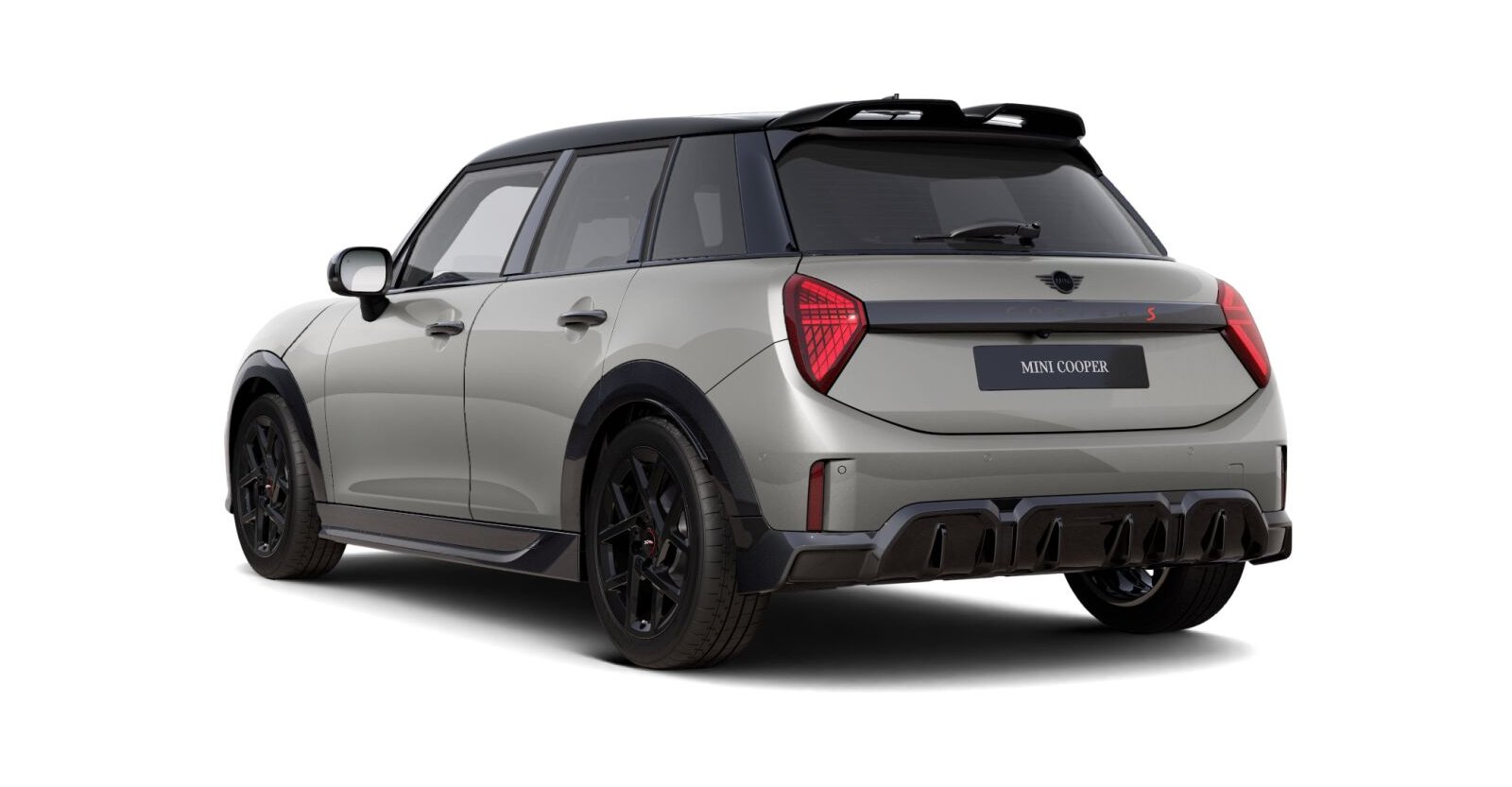 MINI MINI 5-Türer in Silber von hinten MINI MINI 5-Türer in Silber von hinten