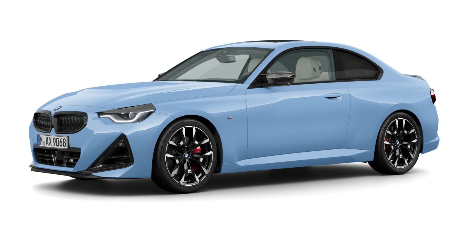 BMW BMW 2er in Blau von vorne BMW BMW 2er in Blau von vorne