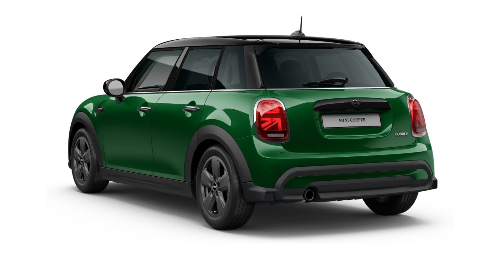 MINI MINI 5-Türer in Grün von hinten
