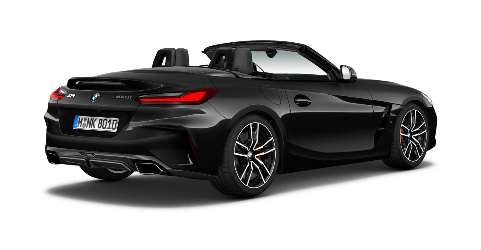 BMW BMW Z in Schwarz von hinten