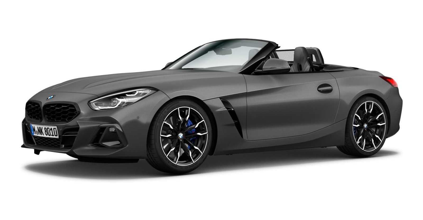 BMW Z4 M40i in Grau von vorne BMW Z4 M40i in Grau von vorne
