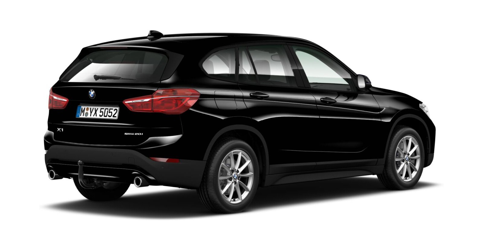 BMW BMW X in Schwarz von hinten BMW BMW X in Schwarz von hinten