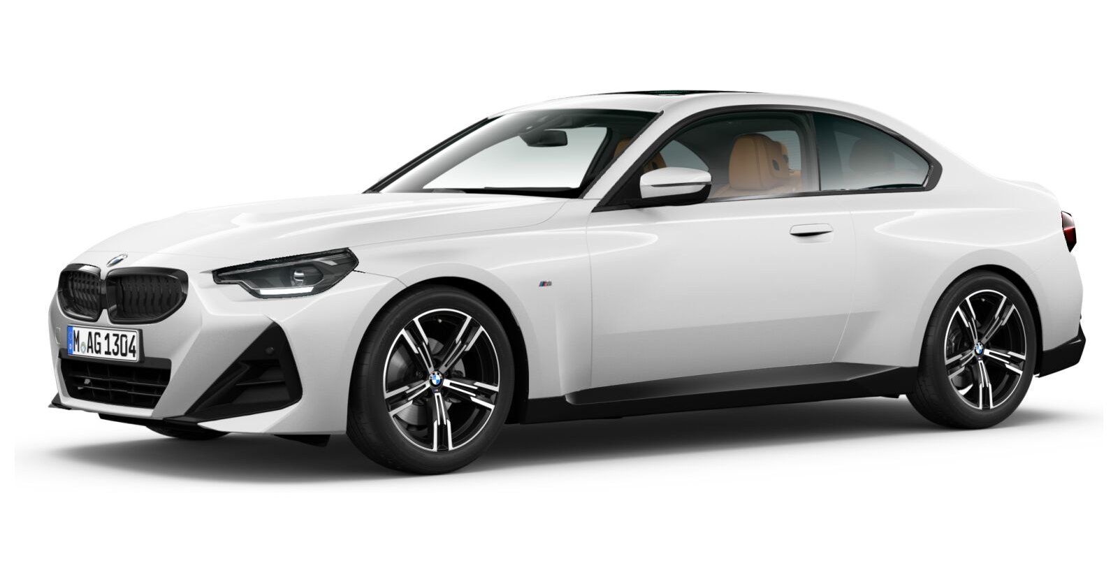 BMW BMW 2er in Weiß von vorne BMW BMW 2er in Weiß von vorne