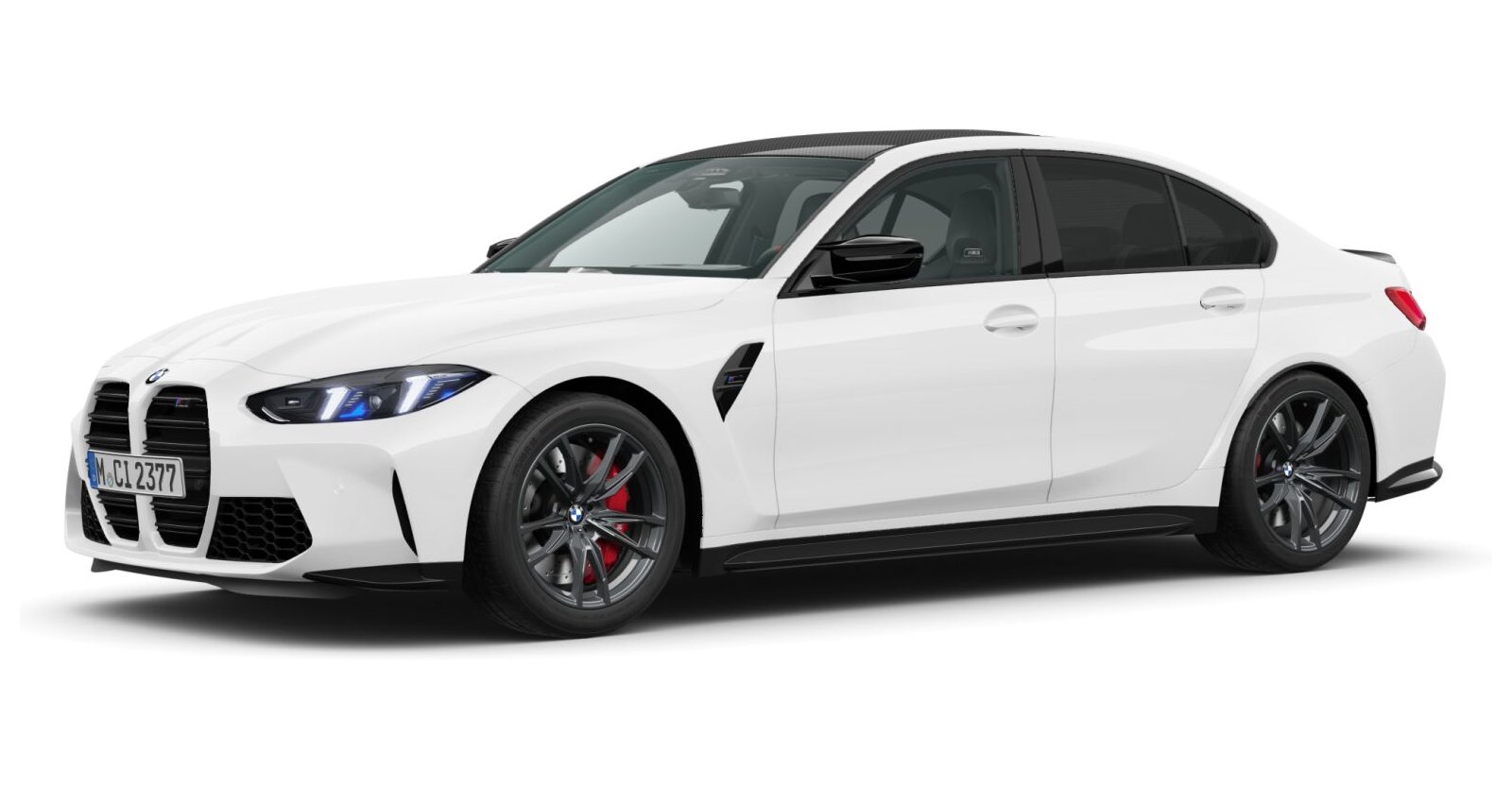 BMW BMW M in Weiß von vorne BMW BMW M in Weiß von vorne