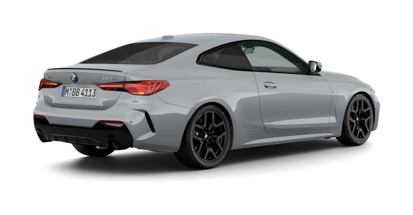 BMW BMW 4er in Grau von hinten BMW BMW 4er in Grau von hinten