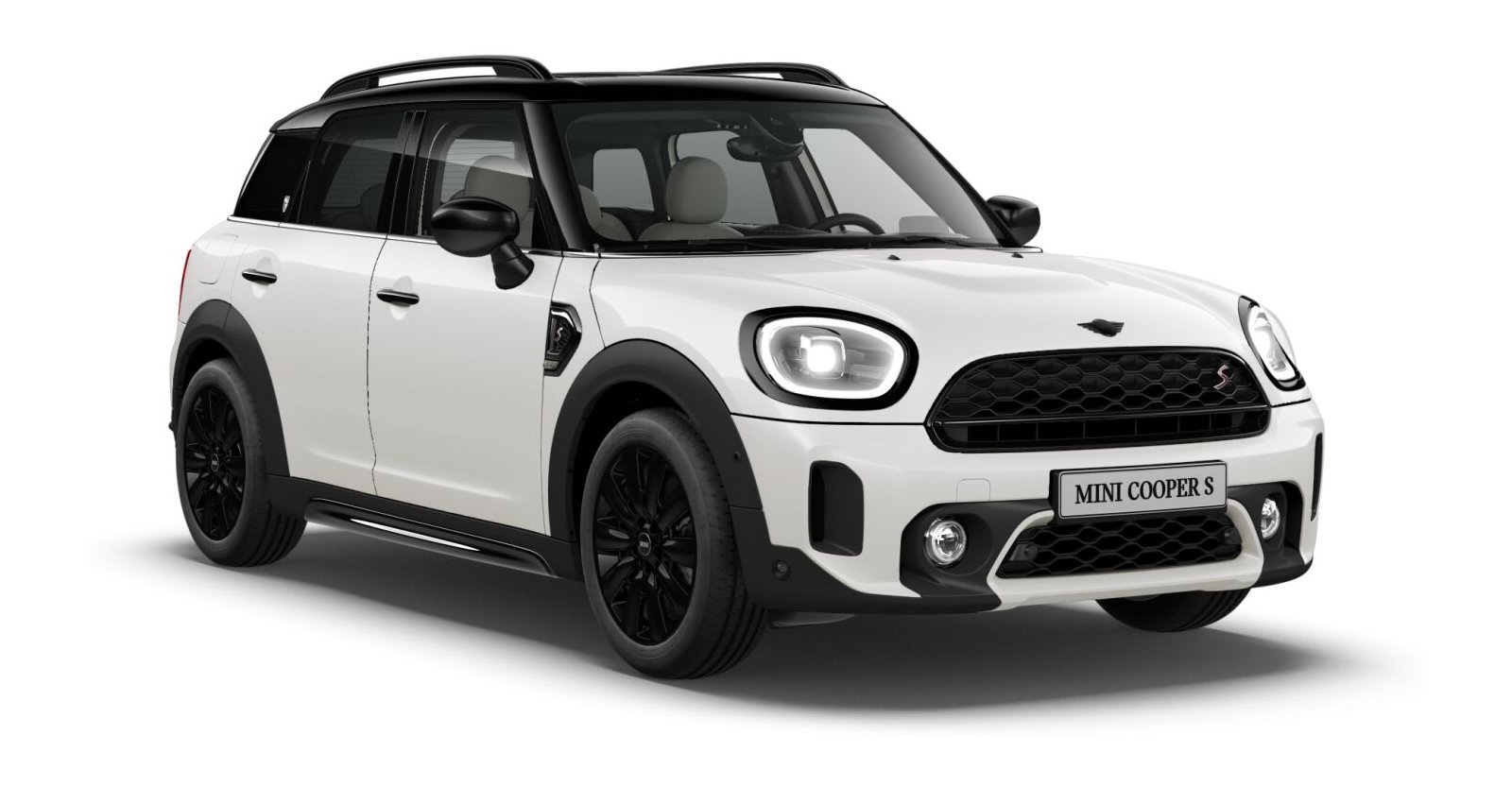 MINI Cooper S Countryman in Weiß von vorne MINI Cooper S Countryman in Weiß von vorne